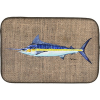 "Caroline's Treasures Fish Dish Drying Mat, 14"" x 21"", Multicolor"
