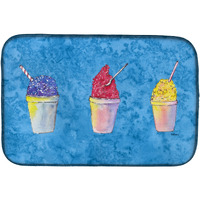 "Caroline's Treasures Snowballs And Snow cones Dish Drying Mat, 14"" x 21"", Multicolor"