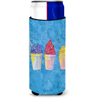 Snowballs and Snowcones Ultra Beverage Insulators for slim cans 8780MUK