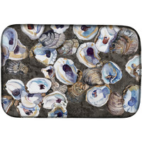 "Caroline's Treasures Oysters Dish Drying Mat, 14"" x 21"", Multicolor"