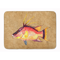 "Caroline's Treasures Hog Snapper Floor Mat, 19"" x 27"", Multicolor"