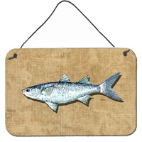 "Caroline's Treasures Mullet Aluminum Metal Wall or Door Hanging Prints, 8 x 12"""