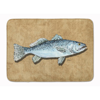 "Caroline's Treasures Speckled Trout Floor Mat, 19"" x 27"", Multicolor"