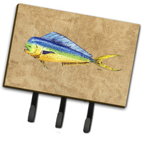 "Caroline's Treasures 8810TH68 Dolphin Mahi Leash or Key Holder, Large, Multicolor"