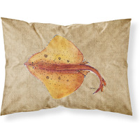 "Caroline's Treasures 8815PILLOWCASE Blonde Ray Stingray Moisture Wicking Fabric Standard Pillowcase, Large, Multicolor"