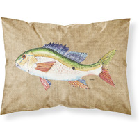 "Caroline's Treasures 8816PILLOWCASE Rainbow Trout Moisture Wicking Fabric Standard Pillowcase, Large, Multicolor"