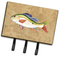"Caroline's Treasures 8816TH68 Rainbow Trout Leash or Key Holder, Large, Multicolor"