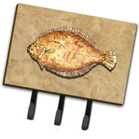 "Caroline's Treasures 8821TH68 Flounder Leash or Key Holder, Large, Multicolor"
