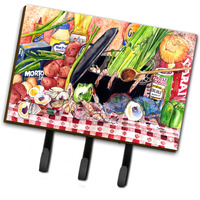 "Caroline's Treasures 8825TH68 Gumbo and Potato Salad Leash or Key Holder, Large, Multicolor"