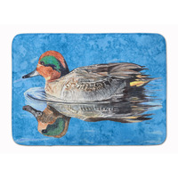 "Caroline's Treasures Teal Duck Floor Mat, 19"" x 27"", Multicolor"