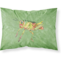 "Caroline's Treasures 8848PILLOWCASE Grasshopper On Avocado Moisture Wicking Fabric Standard Pillowcase, Large, Multicolor"