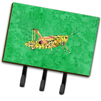 "Caroline's Treasures 8849TH68 Grasshopper on Green Leash or Key Holder, Large, Multicolor"