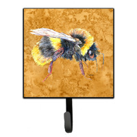 "Caroline's Treasures 8850SH4 Bee On Gold Leash or Key Holder, Small, Multicolor"