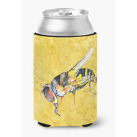 Bee on Yellow Can or Bottle Beverage Insulator Hugger