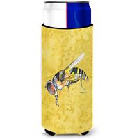 Bee on Yellow Ultra Beverage Insulators for slim cans 8851MUK