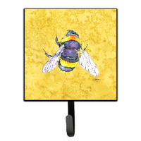 "Caroline's Treasures 8852SH4 Bee On Yellow Leash or Key Holder, Small, Multicolor"