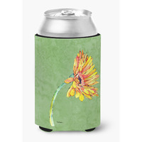 Gerber Daisy Orange Can or Bottle Beverage Insulator Hugger