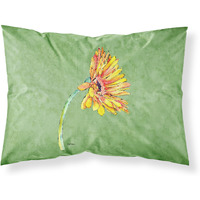 "Caroline's Treasures 8854PILLOWCASE Gerber Daisy Orange Moisture Wicking Fabric Standard Pillowcase, Large, Multicolor"