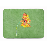 "Caroline's Treasures Gerber Daisy Orange Floor Mat, 19"" x 27"", Multicolor"