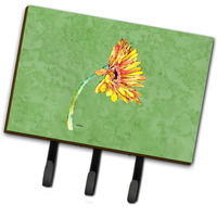 "Caroline's Treasures 8854TH68 Gerber Daisy Orange Leash or Key Holder, Large, Multicolor"