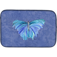 "Caroline's Treasures Butterfly On Slate Dish Drying Mat, 14"" x 21"", Multicolor"