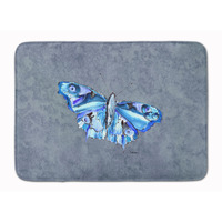 "Caroline's Treasures Butterfly on Gray Floor Mat, 19"" x 27"", Multicolor"