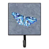 "Caroline's Treasures 8856SH4 Butterfly On Gray Leash or Key Holder, Small, Multicolor"