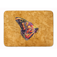 "Caroline's Treasures Butterfly on Gold Floor Mat, 19"" x 27"", Multicolor"