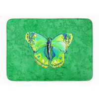 "Caroline's Treasures Butterfly Green Floor Mat, 19"" x 27"", Multicolor"