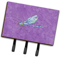 "Caroline's Treasures 8865TH68 Dragonfly on Purple Leash or Key Holder, Large, Multicolor"