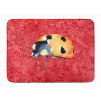"Caroline's Treasures Lady Bug on Red Floor Mat, 19"" x 27"", Multicolor"