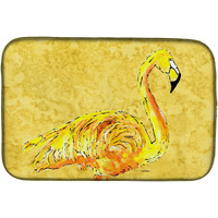 "Caroline's Treasures Flamingo Dish Drying Mat, 14"" x 21"", Multicolor"