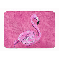 "Caroline's Treasures Flamingo on Pink Floor Mat, 19"" x 27"", Multicolor"