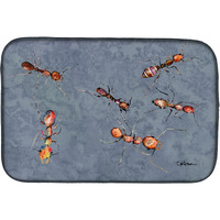 "Caroline's Treasures Ants Dish Drying Mat, 14 x 21, Multicolor"