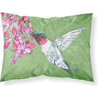 "Caroline's Treasures 8886PILLOWCASE Hummingbird Moisture Wicking Fabric Standard Pillowcase, Large, Multicolor"