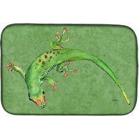 "Caroline's Treasures Gecko Dish Drying Mat, 14 x 21, Multicolor"