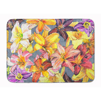 "Caroline's Treasures Day Lillies Floor Mat, 19"" x 27"", Multicolor"