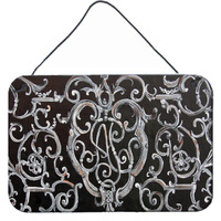 "Caroline's Treasures 8927DS812 Ironwork Fence Wall or Door Hanging Prints, 8 x 12"", Multicolor"