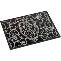 "Caroline's Treasures 8927JMAT Ironwork Fence Indoor or Outdoor Mat, 24 x 36"", Multicolor"