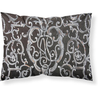 "Caroline's Treasures 8927PILLOWCASE Ironwork Fence Fabric Standard Pillowcase, Large, Multicolor"