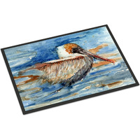 "Caroline's Treasures 8942MAT Pelican in The water Indoor or Outdoor Mat, 18 x 27"", Multicolor"
