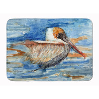 "Caroline's Treasures Pelican in the water Floor Mat, 19"" x 27"", Multicolor"