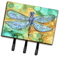 "Caroline's Treasures Abstract Dragonfly Leash or Key Holder 8967TH68, Triple, Multicolor"