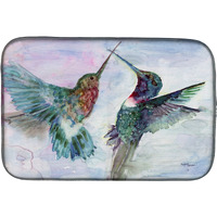 "Caroline's Treasures Hummingbird Combat Dish Drying Mat, 14"" x 21"", Multicolor"