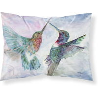 "Caroline's Treasures Hummingbird Combat Fabric Standard Pillowcase 8968PILLOWCASE, Multicolor"