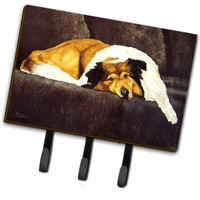 "Caroline's Treasures AMB1031TH68 Collie by Tanya and Craig Amberson Leash or Key Holder, Large, Multicolor"