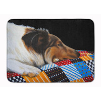 "Caroline's Treasures Day Dreamer Collie Floor Mat, 19"" x 27"", Multicolor"