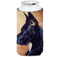 "Caroline's Treasures Black Great Dane Tall Boy Koozie Hugger, Multicolor"