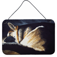 "Caroline's Treasures Day Dreamer German Shepherd Wall or Door Hanging Prints AMB1042DS812, 8""H x 12""W, Multicolor"