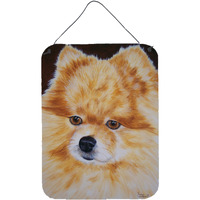 "Caroline's Treasures Pomeranian Wall or Door Hanging Prints AMB1049DS1216, 16HX12W, Multicolor"